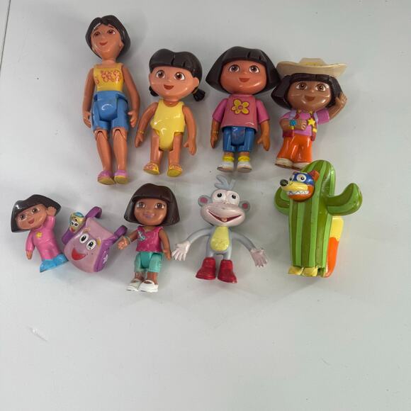 Nickelodeon Dora the Explorer Figures Mixed Lot Of 9 Figurines - Picture 1 of 5